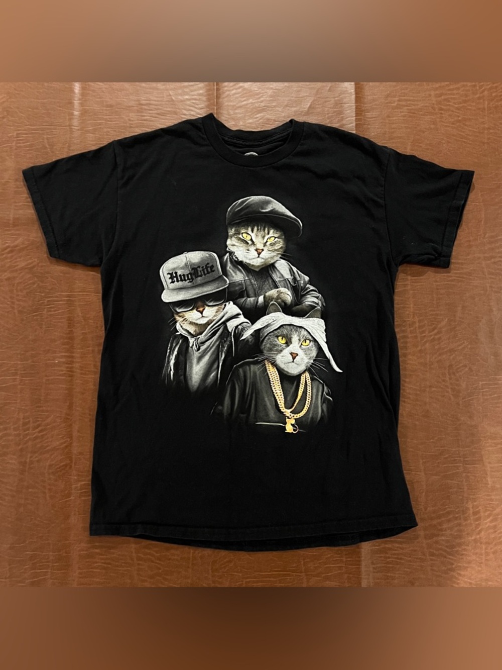 Hug Life Cat Shirt - Size Medium (Fit Small)